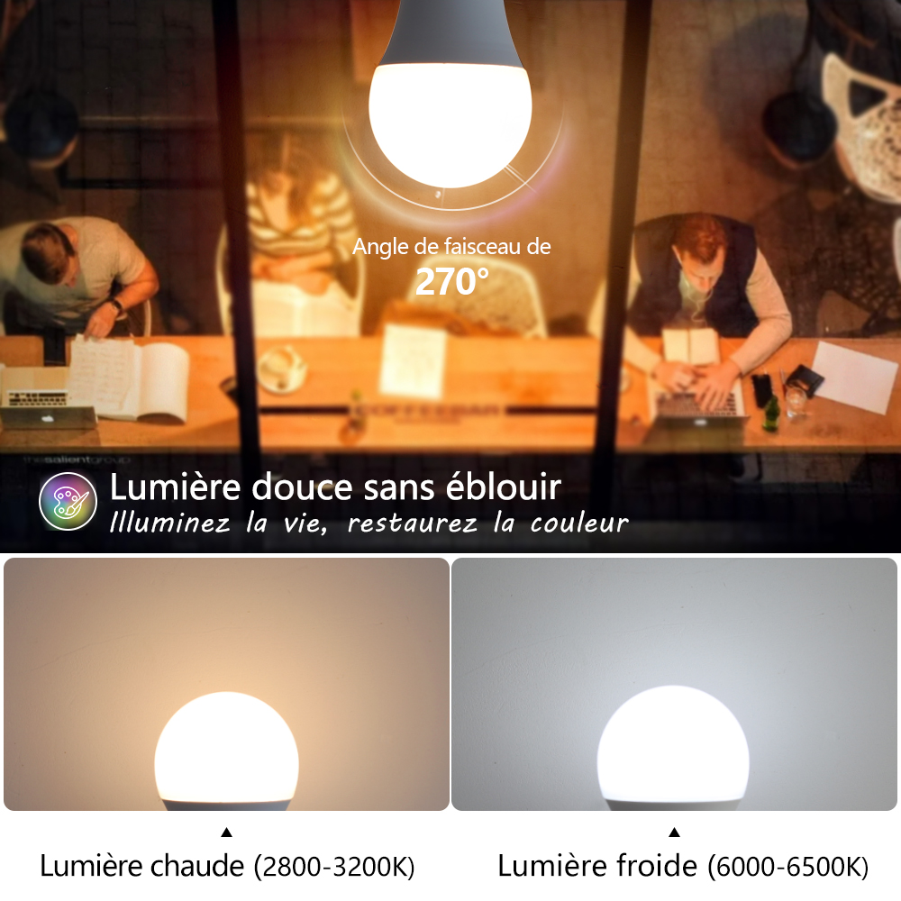 3W 6W 9W 12W 15W 18W LED ampoule lampes E27 Lampada LED ampoule AC 220V-240V Smart IC haute luminosité Bombilla lampe projecteur