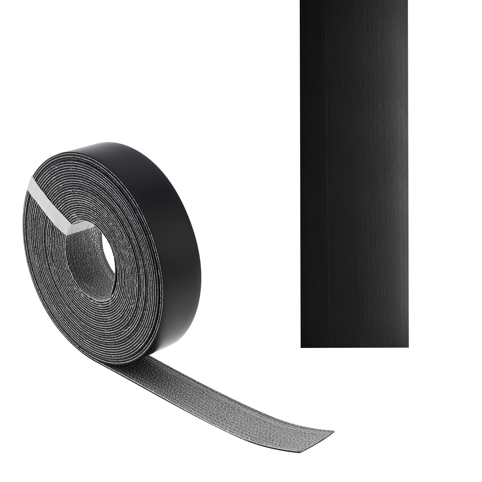 7,62 m zwart/wit smeltlijm PVC-kantenverlijming voorgelijmde fineerrand voor multiplextafel / kast