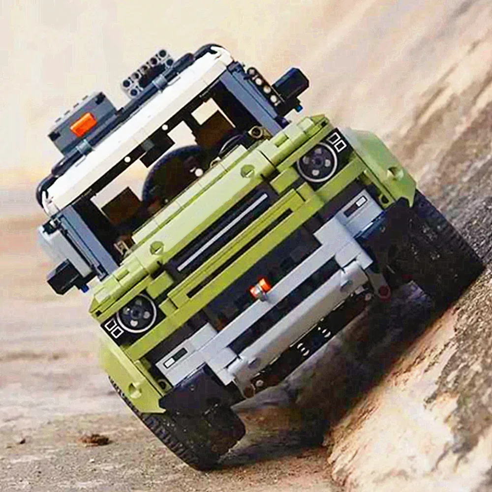 Technical Vehicle Classic Car Land-Off-road SUV CITY CARS Display Building Blocks Set Model Toys Bricks Boys Party Gift