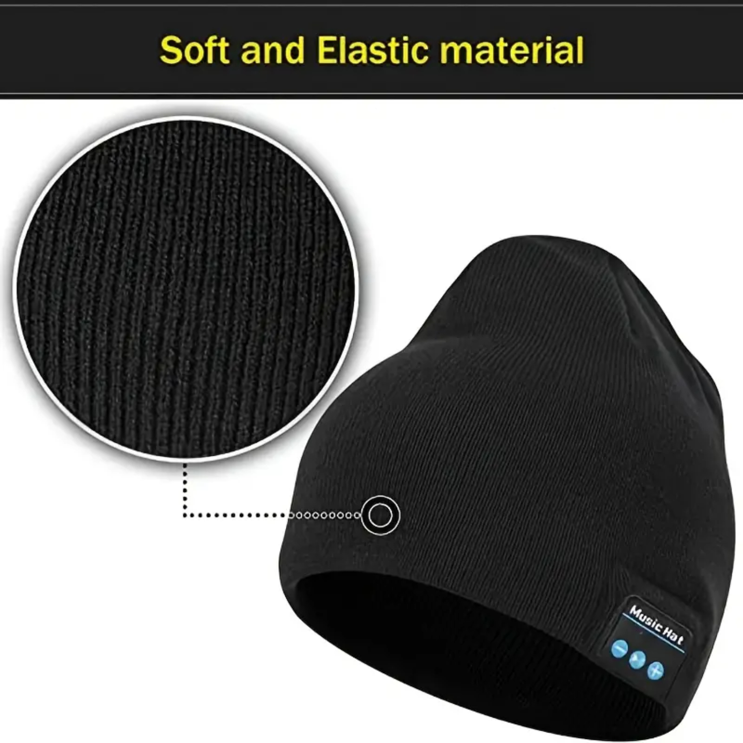 Unisex Winter Hat with Built-in Stereo Headphones for Cozy and Stylish Warmth