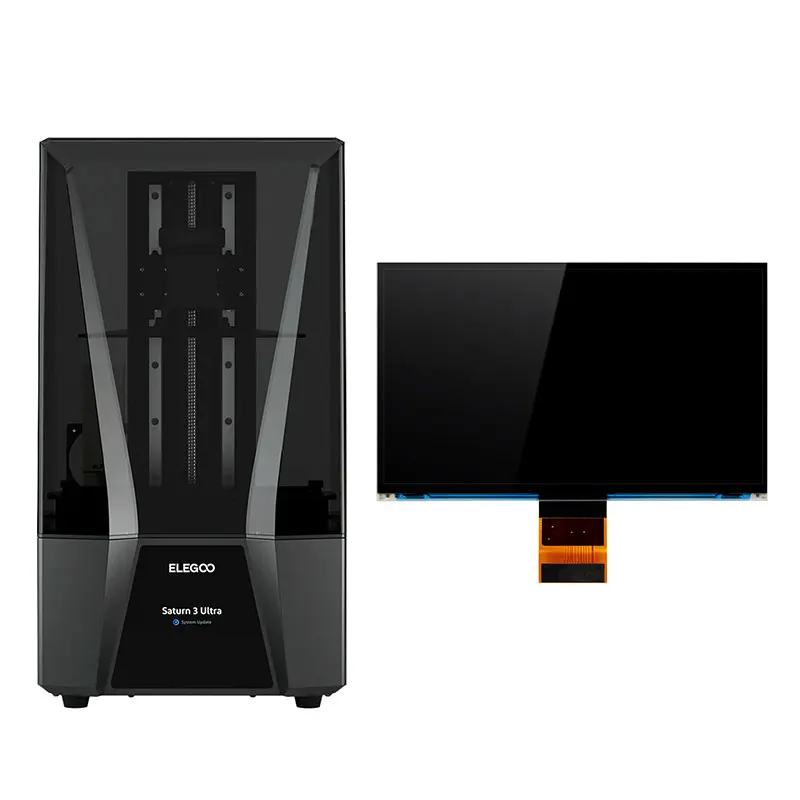Elegoo Saturn 3 / 3 ultra 10.1 inch 12K Saturn 4 / 4 ultra Monochrome Original LCD Screen Replacement 3D Printer Part