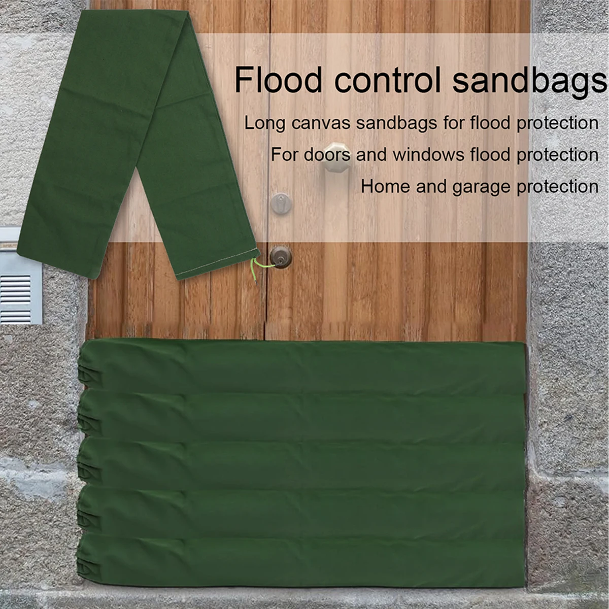 Lange Hochwassers chutz Sandsäcke Bio-Silikon Sandsäcke Eigentum Gemeinschaft Garage Treppe Hochwassers chutz Sandsack