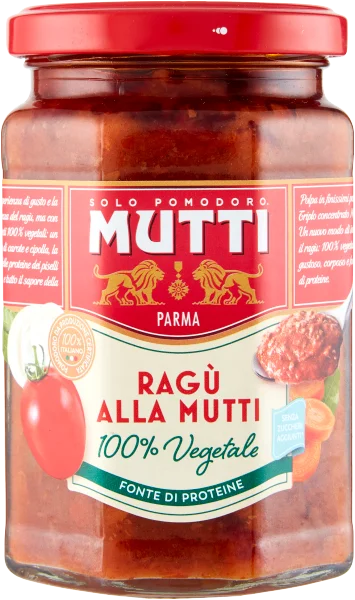 Ragu alla Mutti 100 % Vegetale 280g - Mutti Nudelsauce
