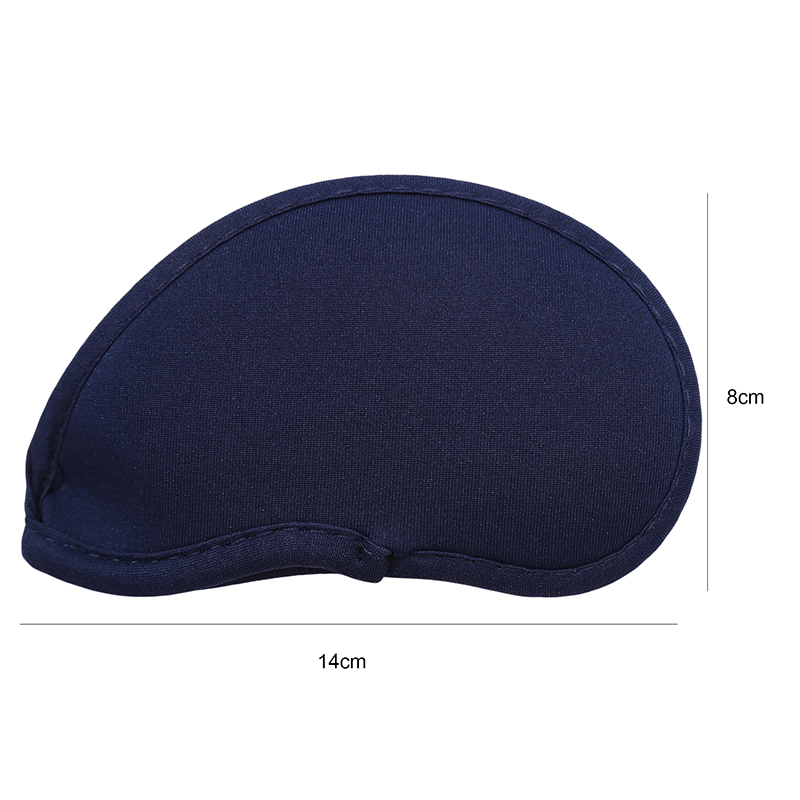 10 ชิ้นแบบพกพากอล์ฟคลับหัวเหล็กครอบคลุม Protector กอล์ฟชุด Headcover Protector อุปกรณ์กอล์ฟ