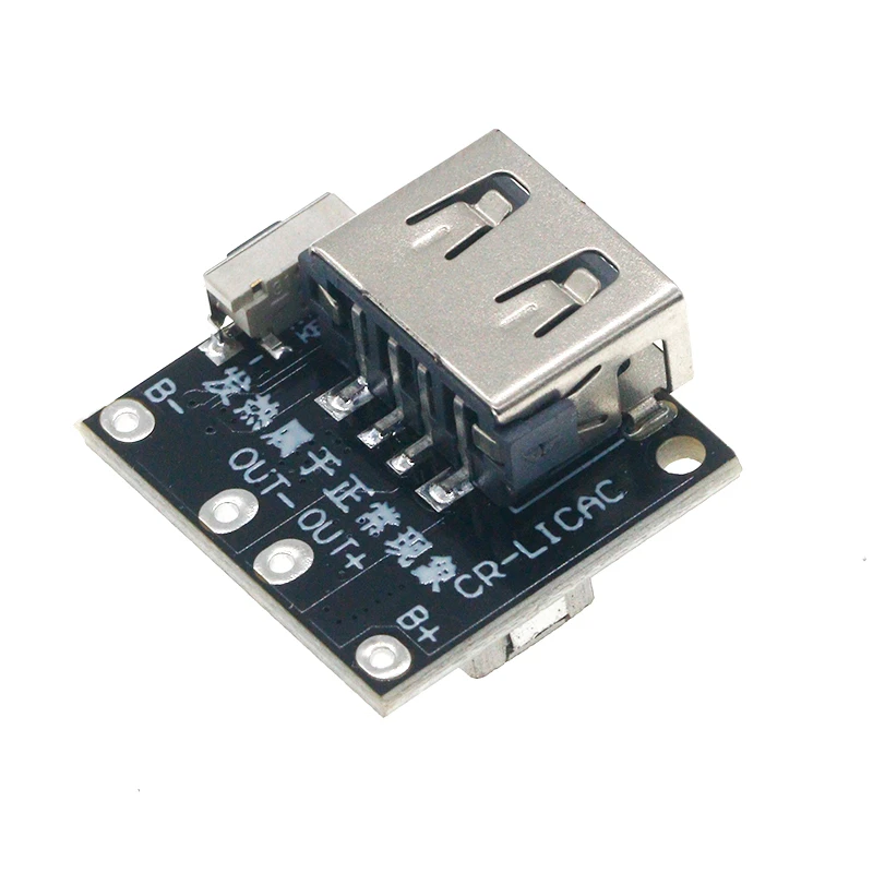 Placa de cargador de batería de litio, módulo de carga 18650, USB Dual, 5V, 2.4A, Micro/tipo-c