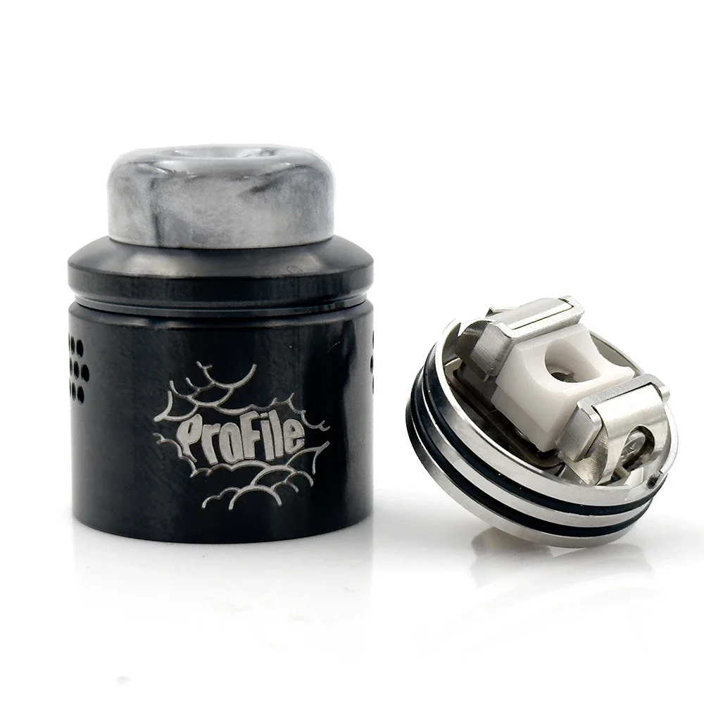RunVape Profil RDA Zerstäuber Mesh Coil Single Coil 24 mm Tank 316SS 810 Dripping Squonk Mod Mesh RDA