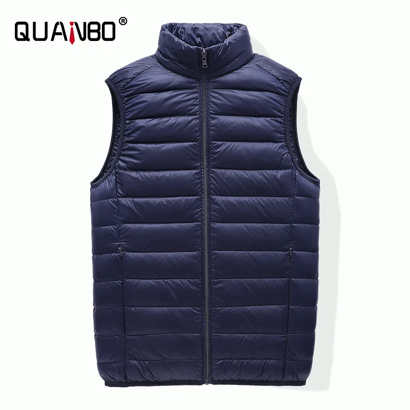 Ärmellose Pufferjacke für Herren, 2023, neuer Herbst, Frühling, leicht, wasserabweisend, verstaubar, Herren-Daunenweste