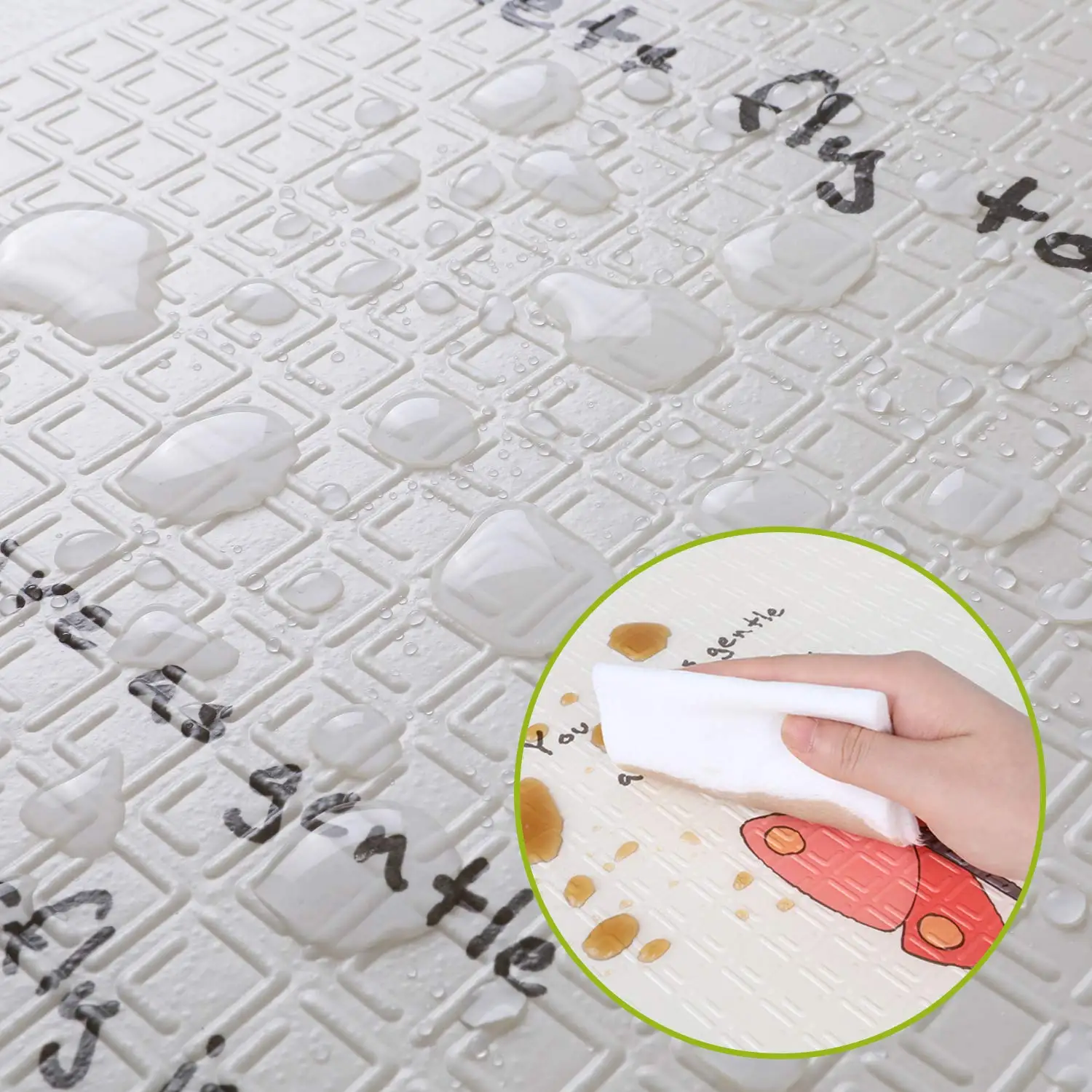 Polymère de jeu pliable pour bébé, mousse XPE pour enfants, non ald, double face, intérieur et extérieur, cabane dans les arbres, girafe, 180x160x1cm