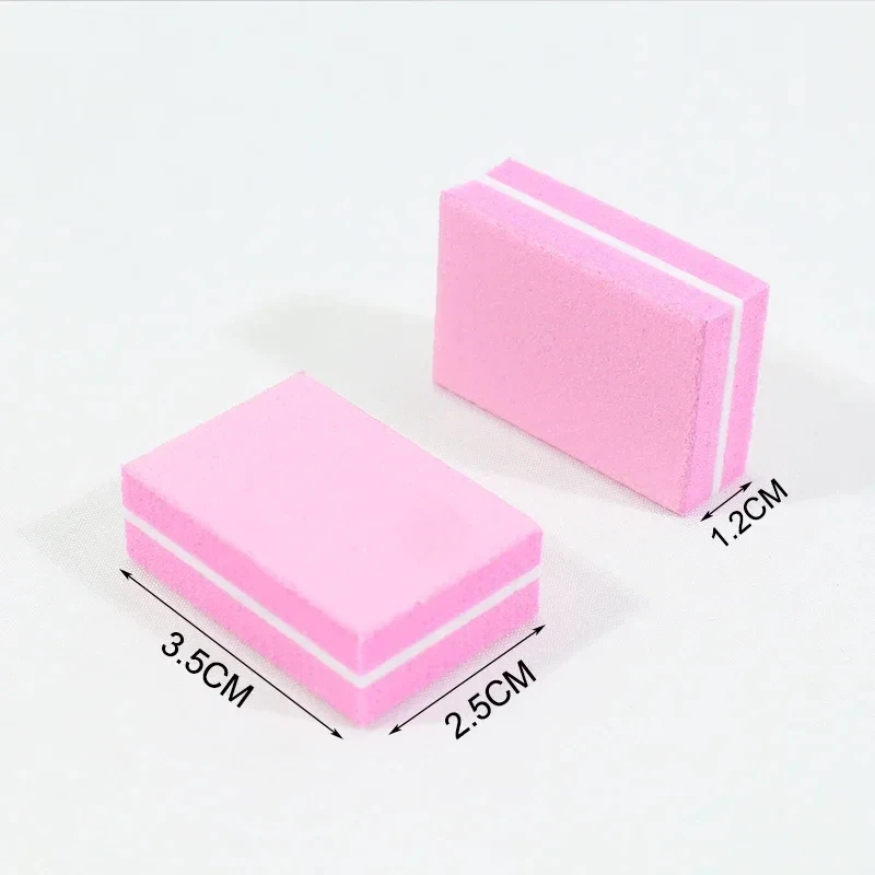 เล็บบัฟเฟอร์ภาษาโปลิชคํา 50-10 ชิ้น Mini Buffing Sanding Files Block Pedicure Care ทําเล็บมือเล็บเท้าเล็บแฟ้มเครื่องมือเล็บ Charm