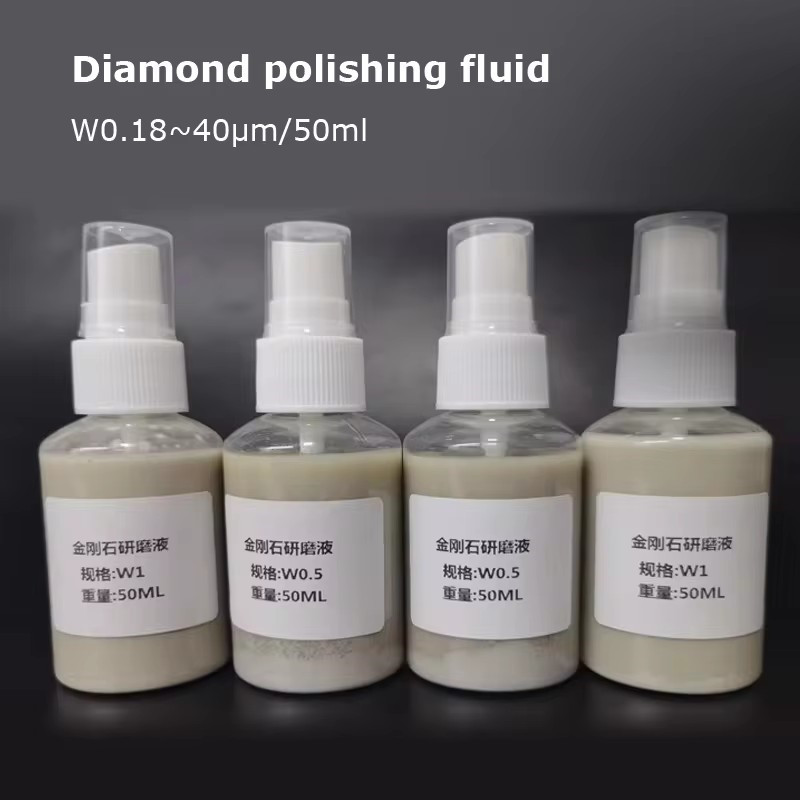 1 pz/50 ml diamante sospensione molatura liquido 0.18 ~ 40 um analisi metallografica fluido lucidante gioielli in metallo liquido schiarente