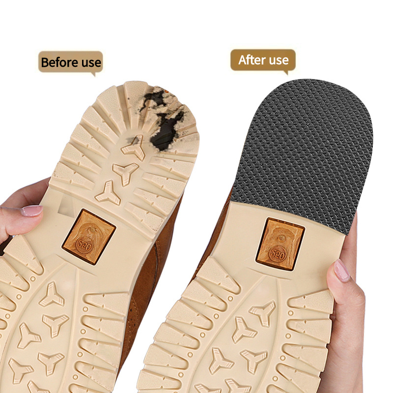 Protecteur de semelle antidérapant et anti-friction pour réparer les trous et protéger les semelles Convient aux chaussures plates et aux chaussures de sport