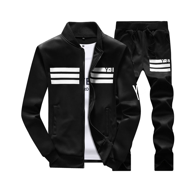 プラスサイズのメンズトラックスーツ 9XL 特大ジムスーツセット高品質野球スウェットスーツ男性服ジョギングスーツ A2FTZ02
