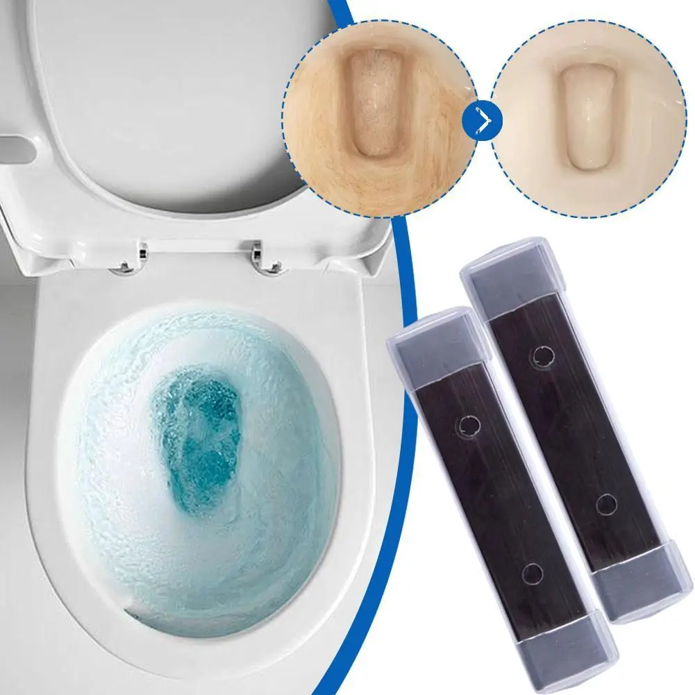 Limpiador magnético para inodoro, 2 piezas, imanes para inodoro, limpiador de inodoro magnético de larga duración, imanes de limpieza para baño