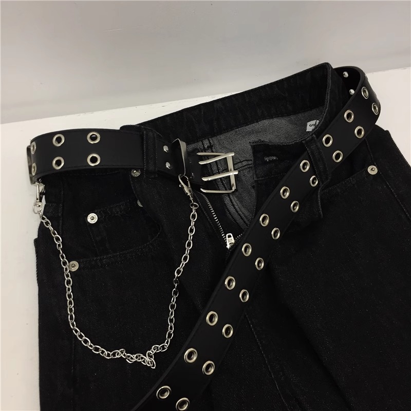 Mode Legering Vrouwen Riemen Ketting Luxe voor Echt Leer Nieuwe Stijl Pin Gesp Jeans Decoratieve Dames Retro Decoratieve Punk
