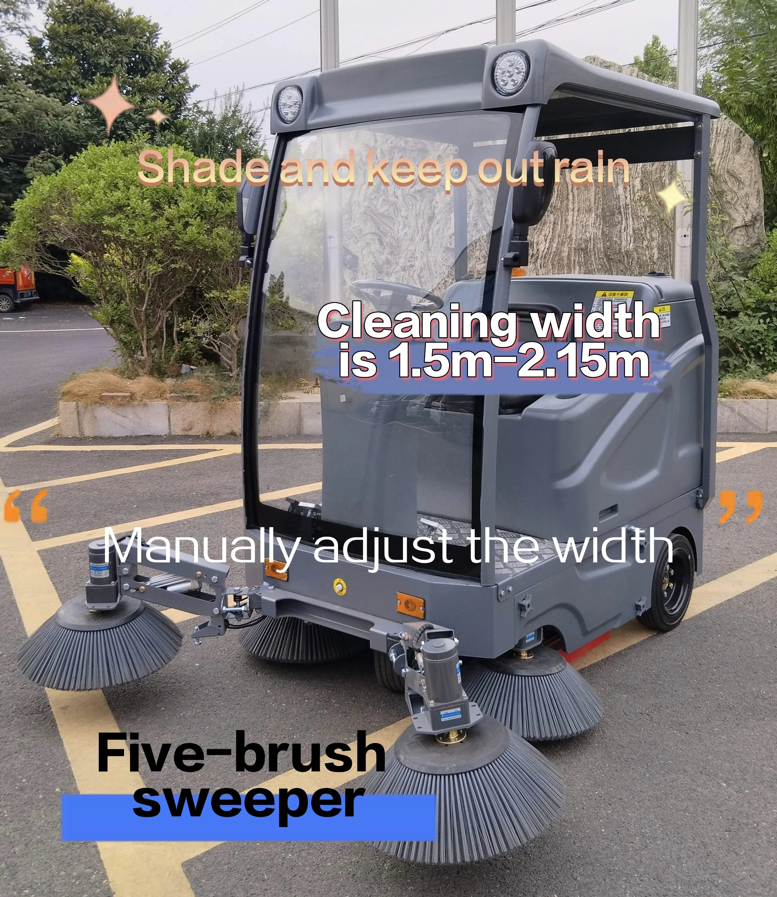 Mini barredora eléctrica multifunción, escoba recargable Flexible, Robot, motor de calle, cambio de marchas, suelo, salida de fábrica