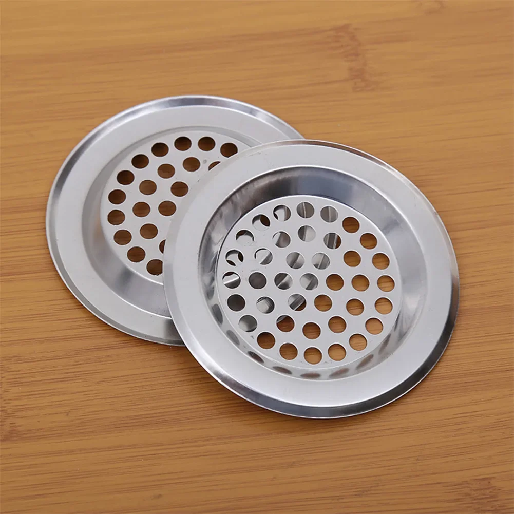 เส้นผ่านศูนย์กลาง 60/75 มม.สแตนเลสสตีลผมกรองวงกลม Vent Grille SINK Strainer Stopper ตาข่ายอ่างล้างจานท่อระบายน้ํา Colanders