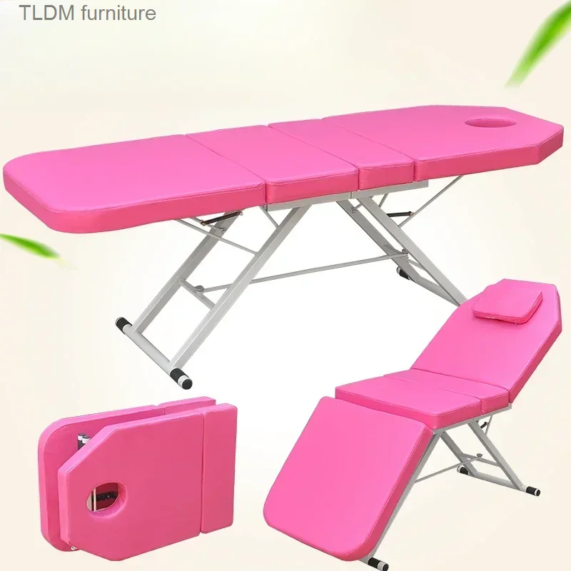 Cama portátil dobrável da massagem, cama da fisioterapia, exame do spa da beleza, mobília do banheiro, WZ50MB