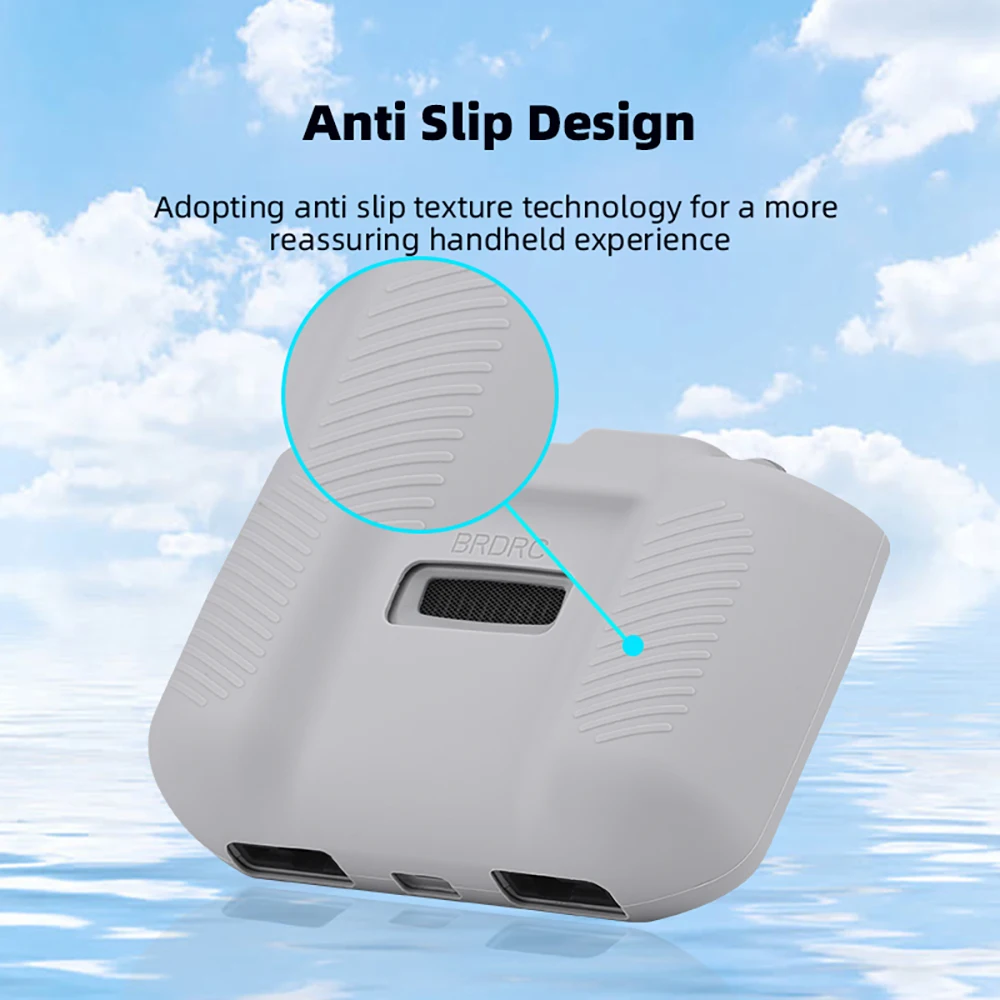 BRDRC Funda de silicona para DJI Neo/Flip/Mini 4 Pro/4K/Mavic 3/Mini 3/Mini 2 Drone RC-N1/N2/N3 accesorios de cubierta protectora