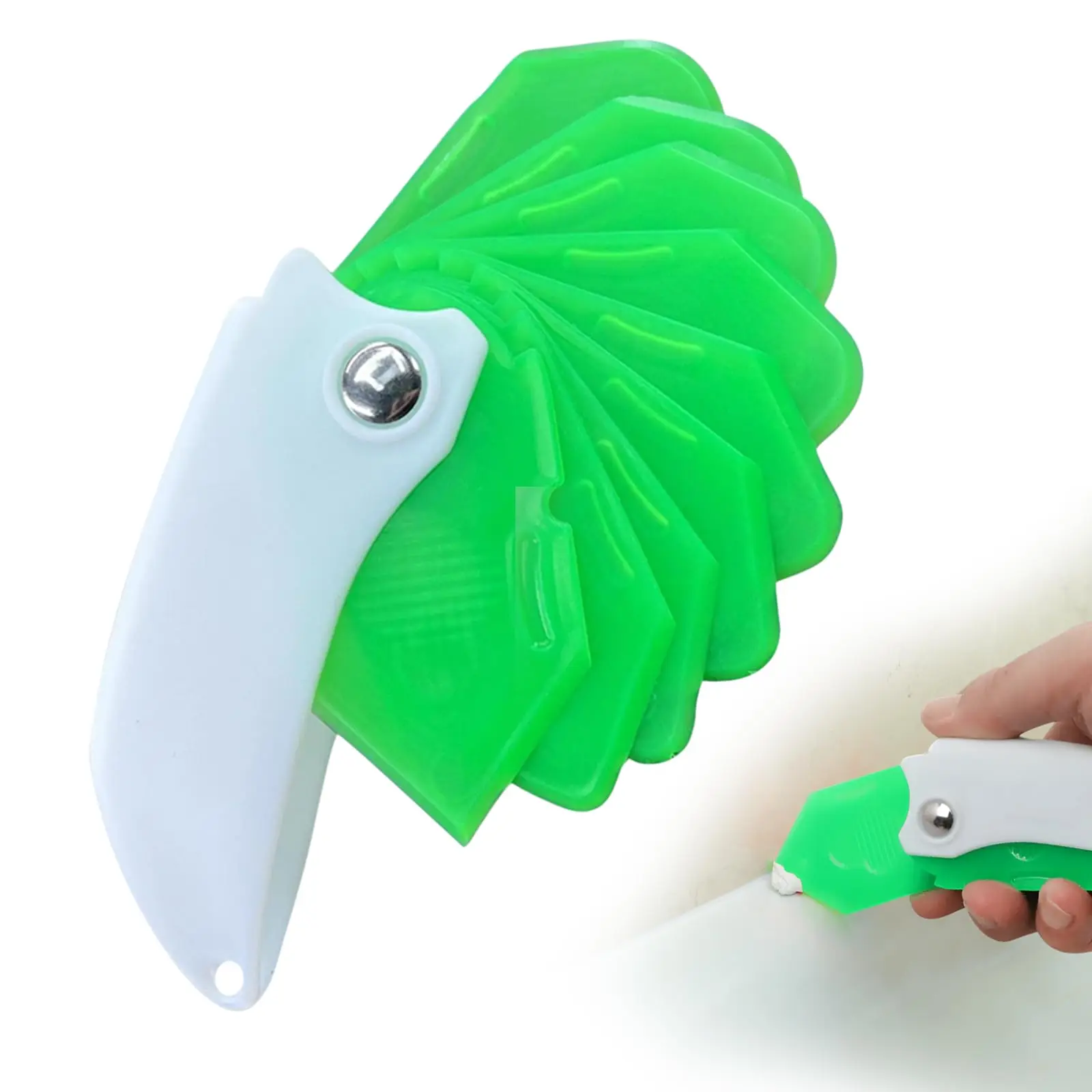 9-in-1 Silicone Caulking Tool Professional Sealant Spreading Joint Sealant Spreader Spatula for Tile Window Grout Edge Removal