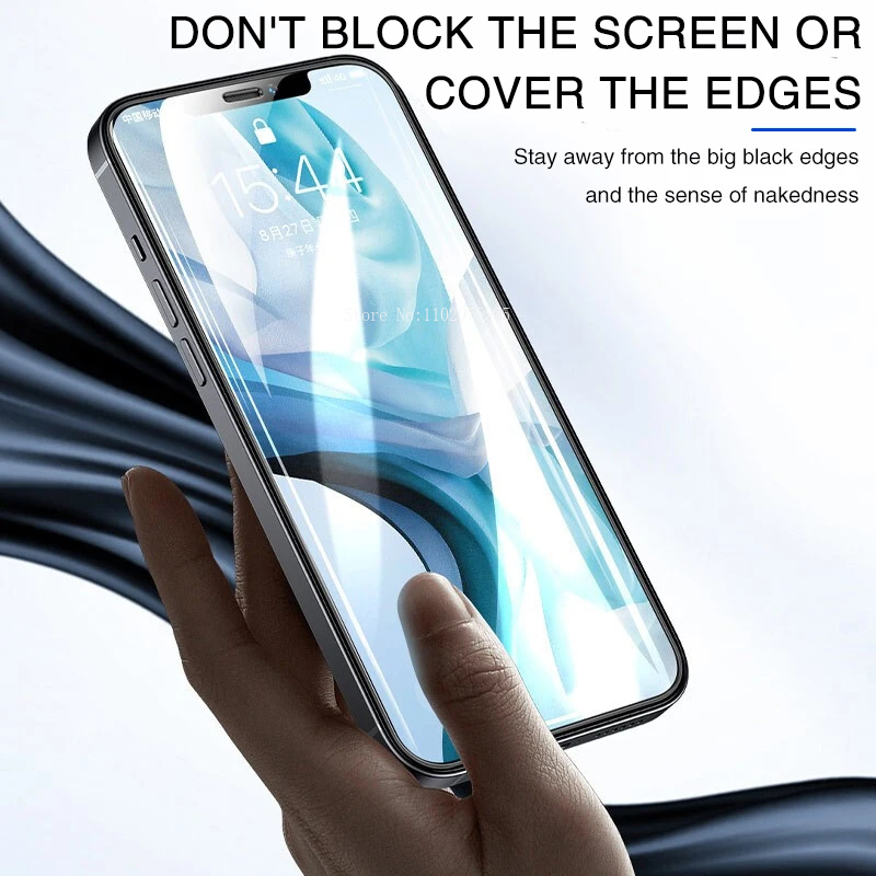 4 SZTUK 9D Pełna osłona ze szkła hartowanego do iPhone'a 16 11 12 13 14 15 Pro Max 16 15 Plus Ochrona ekranu do iPhone'a 13 Mini XR XS MAX