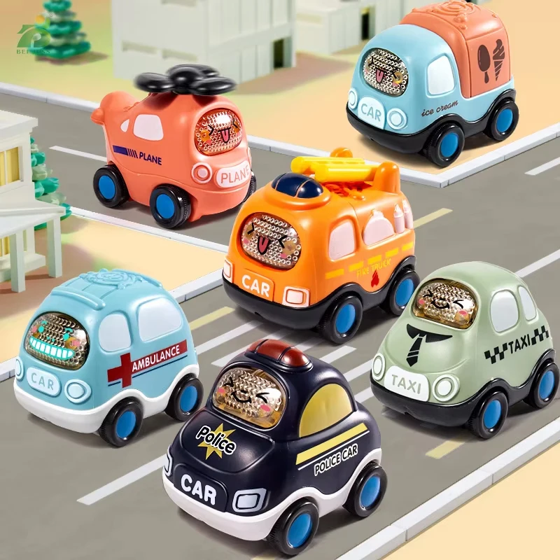 赤ちゃんの車のおもちゃ頑丈なプルバック車ミニレース男の子と女の子のための教育玩具1 2 3 4 5歳