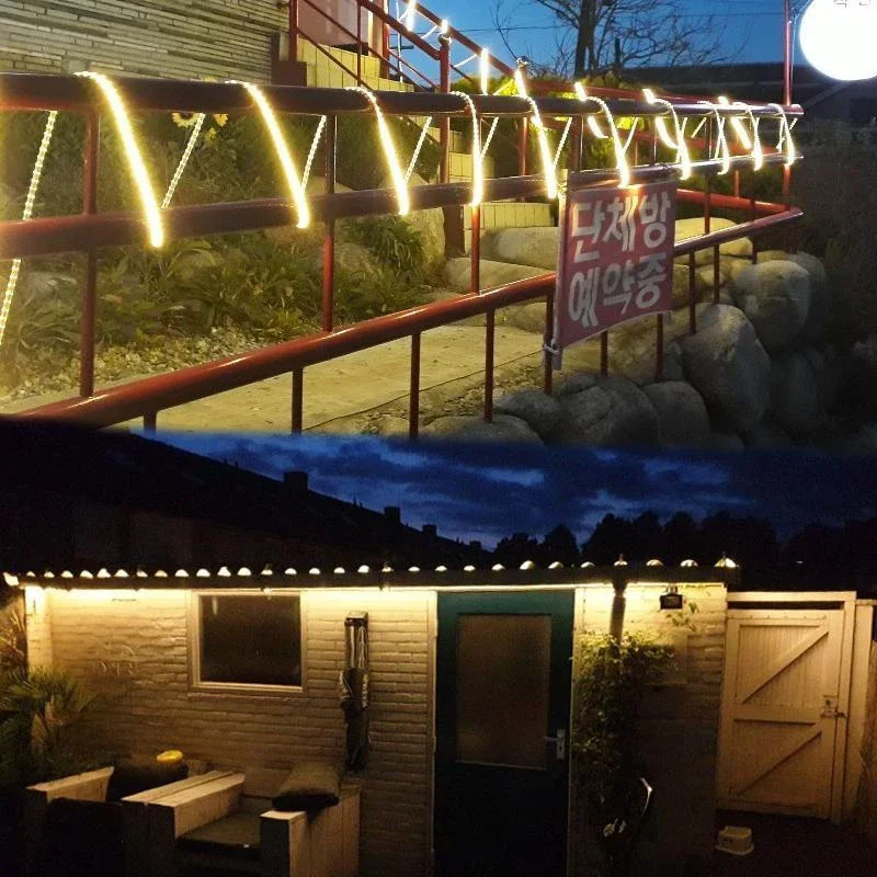 Plugue da ue 220v tira conduzida à prova dwaterproof água luzes led tira 220v fita flexível para sala quarto cozinha ao ar livre iluminação do jardim