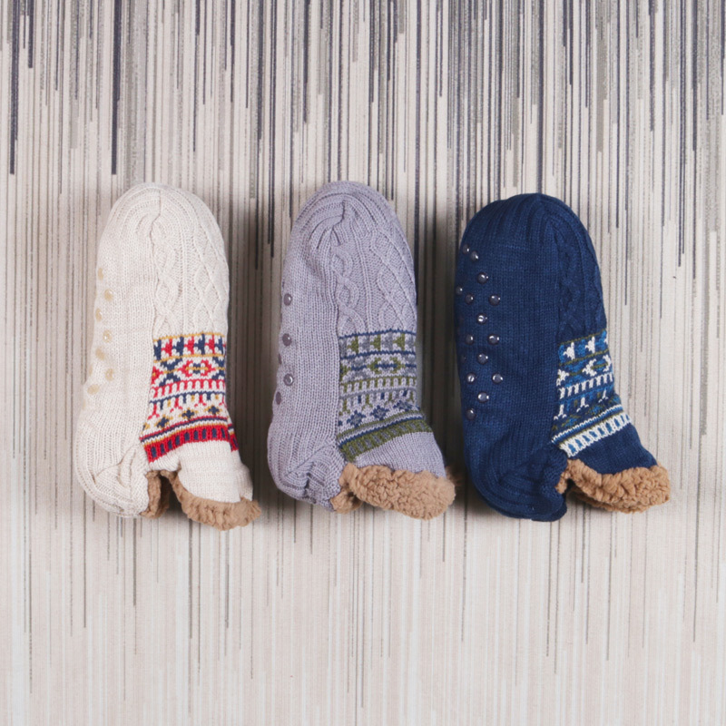 Calcetines de suelo de otoño e invierno para el hogar, calcetines cálidos para hombres y mujeres, calcetines para la nieve, calcetines para dormir, zapatillas, calcetines antideslizantes para Yoga para hombres 2024