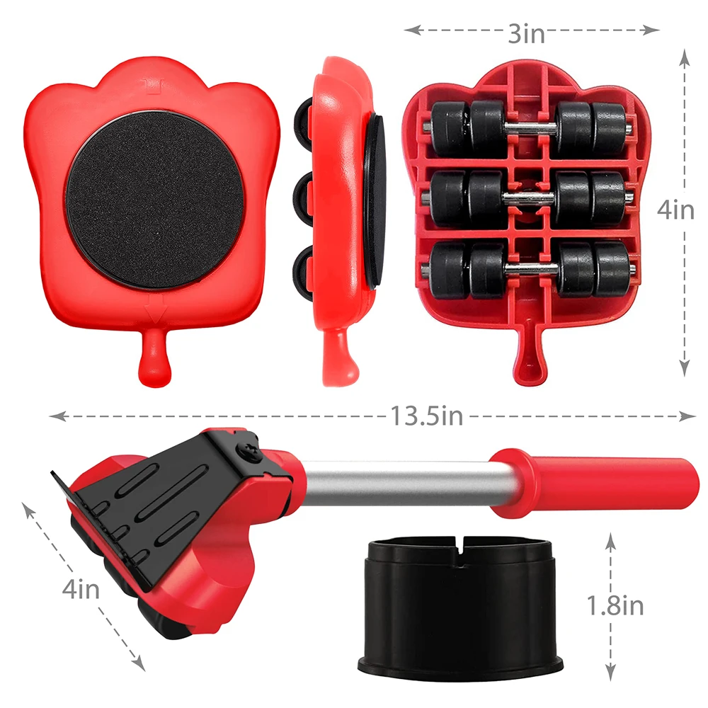 Nặng Đồ Nội Thất Nâng Bộ Đồ Nội Thất Mover Dụng Cụ Vận Tải Nâng Nặng Đồ Di Chuyển Bánh Xe Thanh Tay Thiết Bị Dụng Cụ