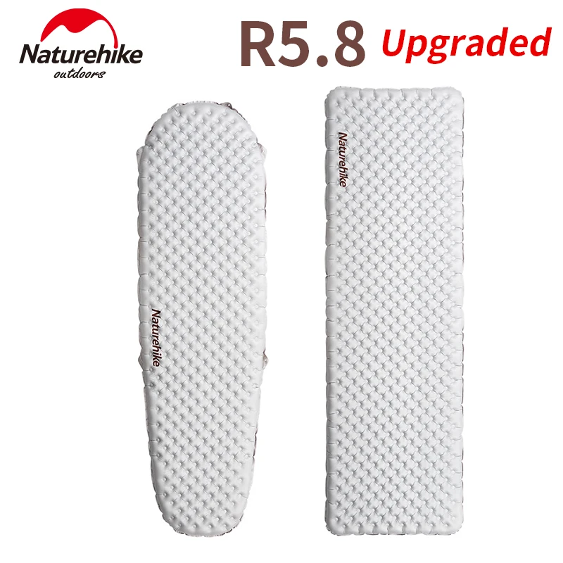 Naturehike R5.8 самонадувной матрас Сверхлегкий складной воздушный матрас для пешего туризма, кемпинга, сна, термоковрик для кровати
