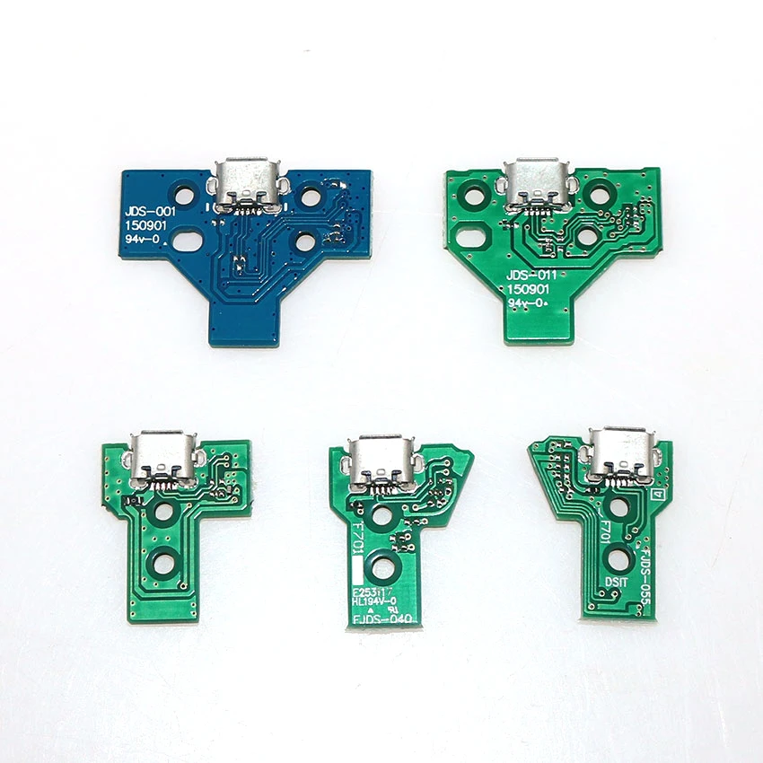 ยี่ห้อใหม่ 12P 14P USB ชาร์จพอร์ต SOCKET Circuit Board 12Pin 14PIN JDS 011 030 040 สําหรับ PS4 Controller อะไหล่ซ่อมเปลี่ยน