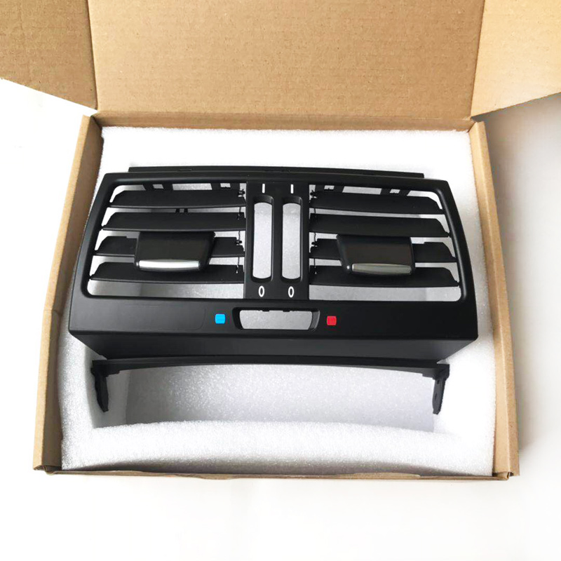 Improved Rear Console Air Circulation AC Vent Grille Panel Cover for BMW X5 X6 E70 E71 E72 2007-2013 64226958748