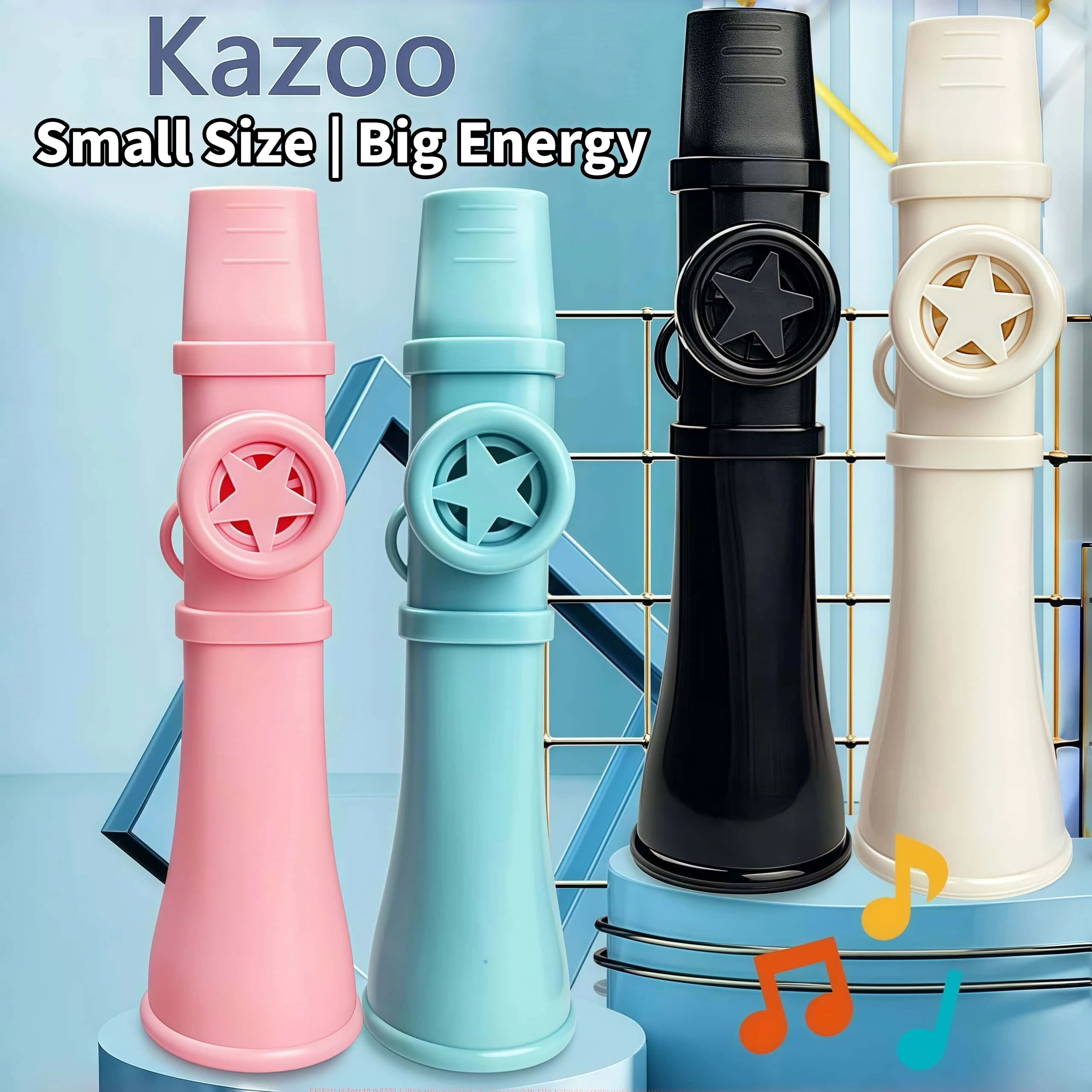 Kazoo para adultos niños Kazoo profesional reutilizable para guitarra ukelele violín Piano teclado fácil de aprender amantes musicales