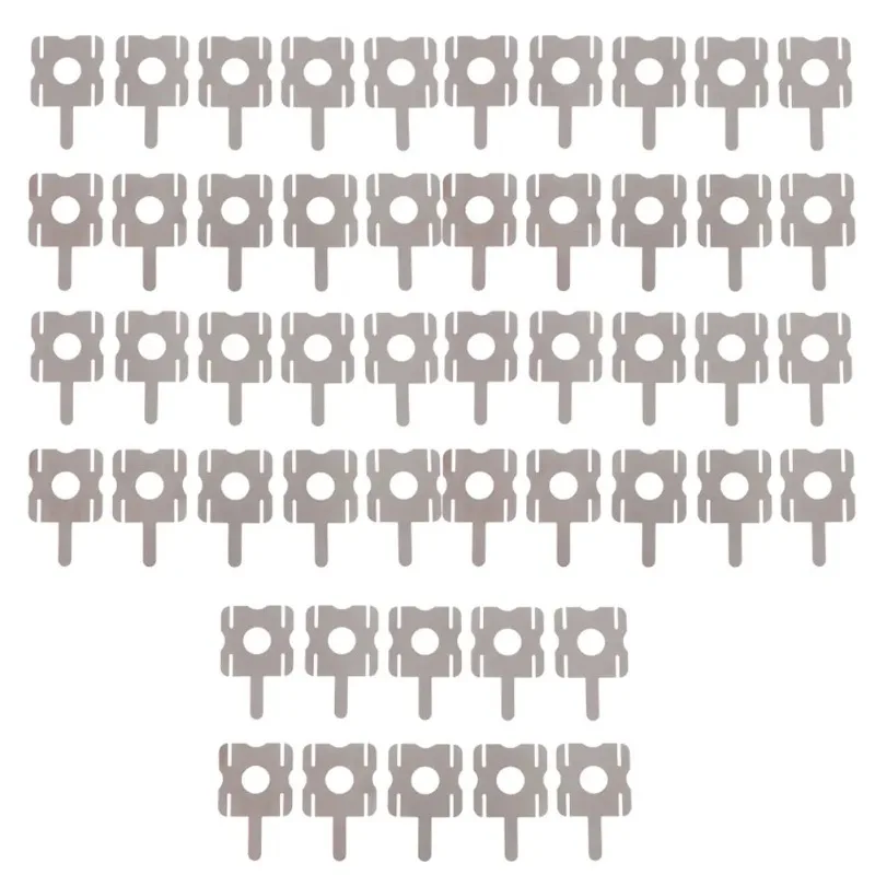 50Pcs 4S 18650 Lithium Battery Pack Replace Spot Welding Nickel Sheet U-Shaped For Computer Battery Welding Tool Accessories