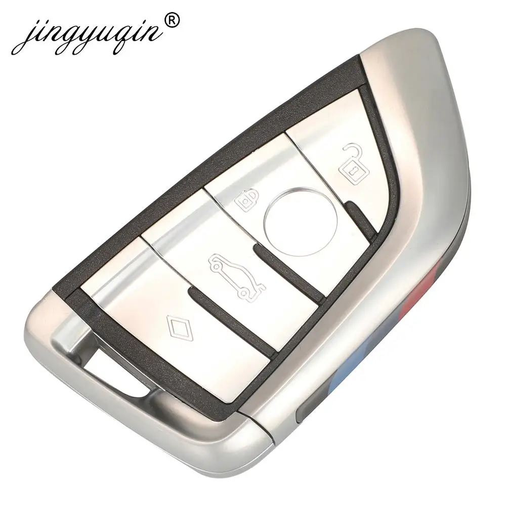 jingyuqin Obudowa pilota samochodowego do BMW 3 5 6 8 X3 X4 X5 X7 G Series G21 G20 G31 G30 Auto Keyless FOB Case Obudowa Zamiennik 4B