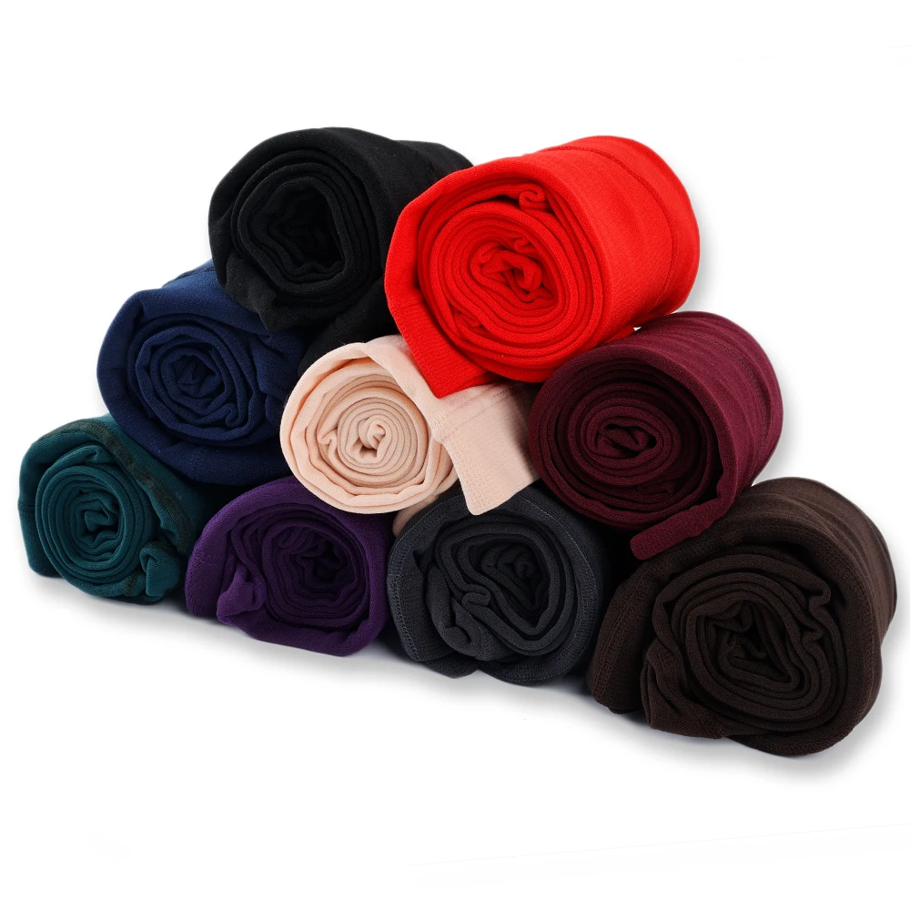 Thicken WARM Pantyhose ผู้หญิง Slim ขนแกะ Tights Pantyhose ฤดูหนาวความร้อนสูงเอวกางเกงขายาวสีทึบถุงน่องกางเกง