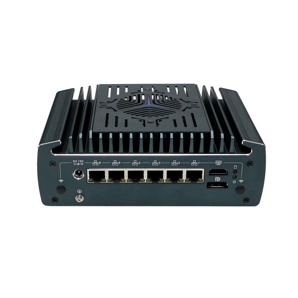 HUNSN Micro Firewall Appliance, Mini-PC, pFsense, Mikrotik, Core I5/I7, RX14, OPNsense, VPN, Router-PC, AES-NI, 6LAN, HDMI, Nano-SIM-Steckplatz