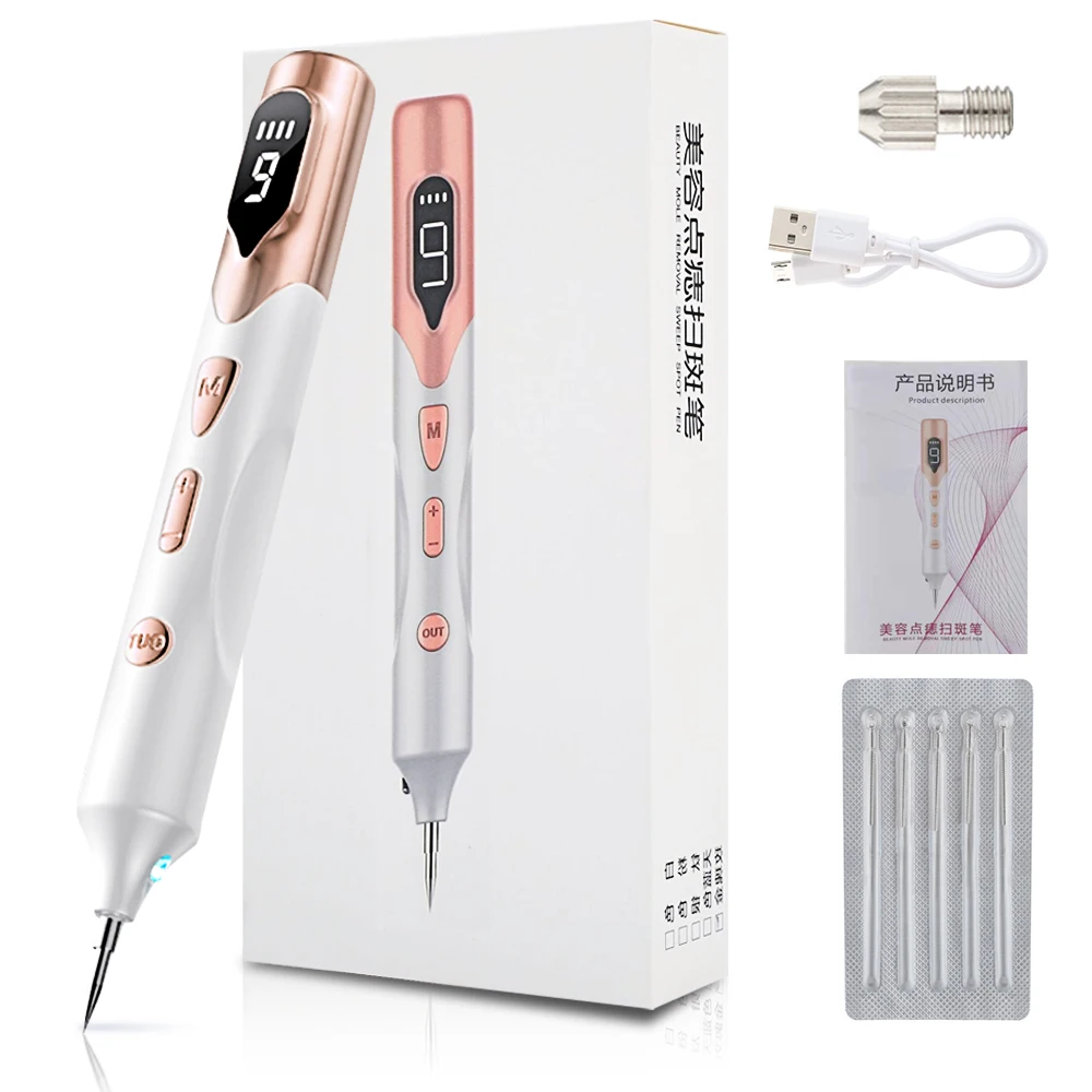 Clearance_Laser Plasma Pen for Skin Tag Remover Freckle Black Dot Papilloma Warts Mole Pimples Tattoo Removal Laser Pen Beauty C