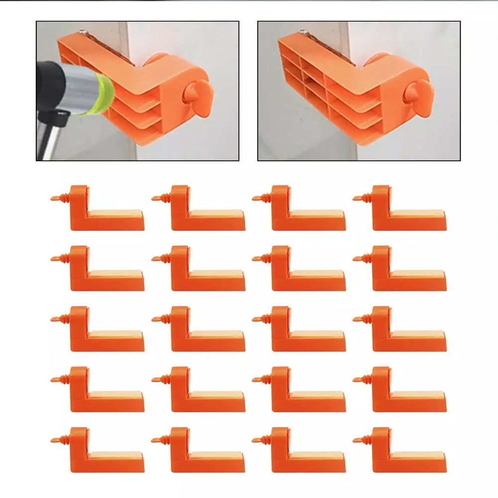 2-60Pcs Male Angle Tile Leveling System Clips Spacers with Tape for Floor Wall Ceramic Fixing Laying Construction Tools Building