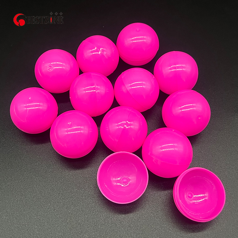 Bộ 50 Diameter38MM 1.49Inch Nhựa Nhiều Màu Sắc Bất Ngờ Bóng Đồ Chơi Viên Trống Vỏ Trứng Có Thể Mở Hộp Cho Máy Bán Hàng Tự Động Trẻ Em quà Tặng