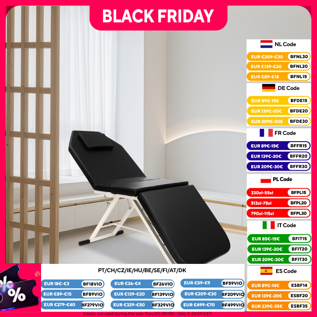 Silla de Spa plegable portátil, mesa de masaje plegable, cama de belleza de Spa portátil para hospitales, salones de belleza, centros de SPA, clínicas