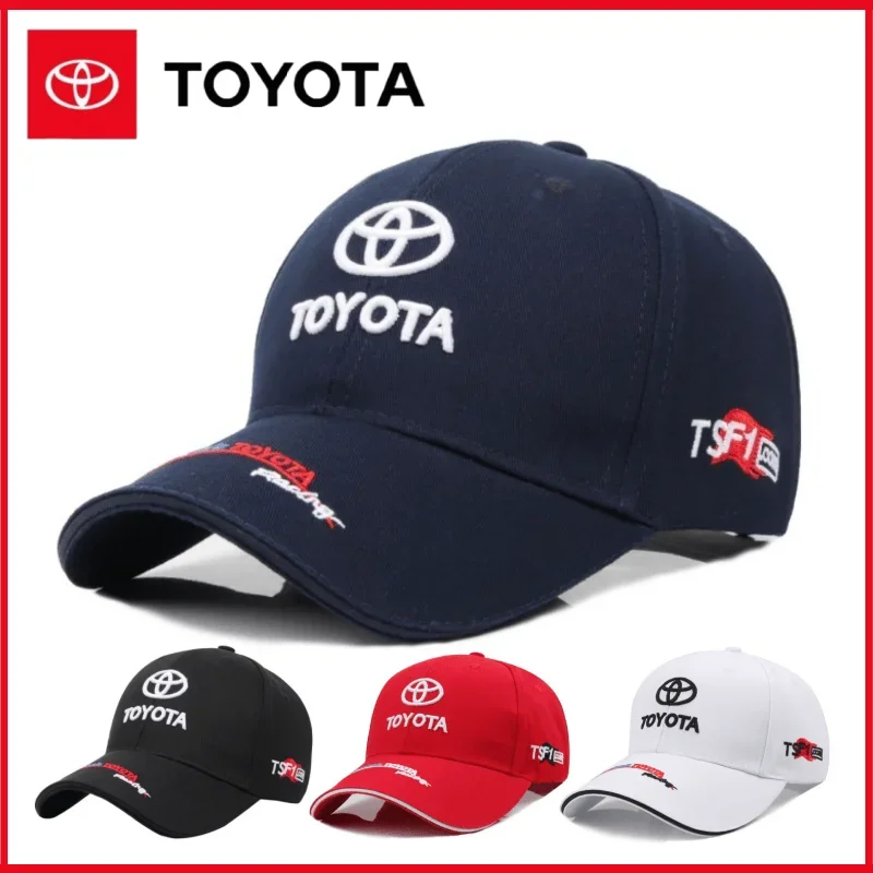 TOYOTA оригинальная уличная летняя спортивная шапка с вышивкой, бейсболки, весенне-осенняя уличная регулируемая повседневная шляпа, солнцезащитная шляпа
