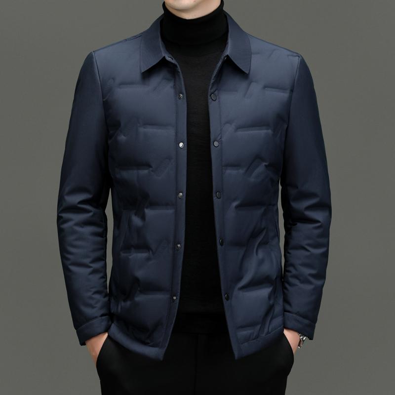 Winter Männer Daunen blazer Männer Winter Warm Daunen anzug Jacke Geschäft hochwertige dicke warme Freizeit jacken