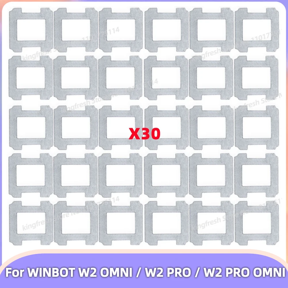 Fit For Ecovacs ( WINBOT W2 OMNI / W2 PRO / W2 PRO OMNI ) Vacuum Parts Replacement Mop Cloth Mop Pad Accessories Kit