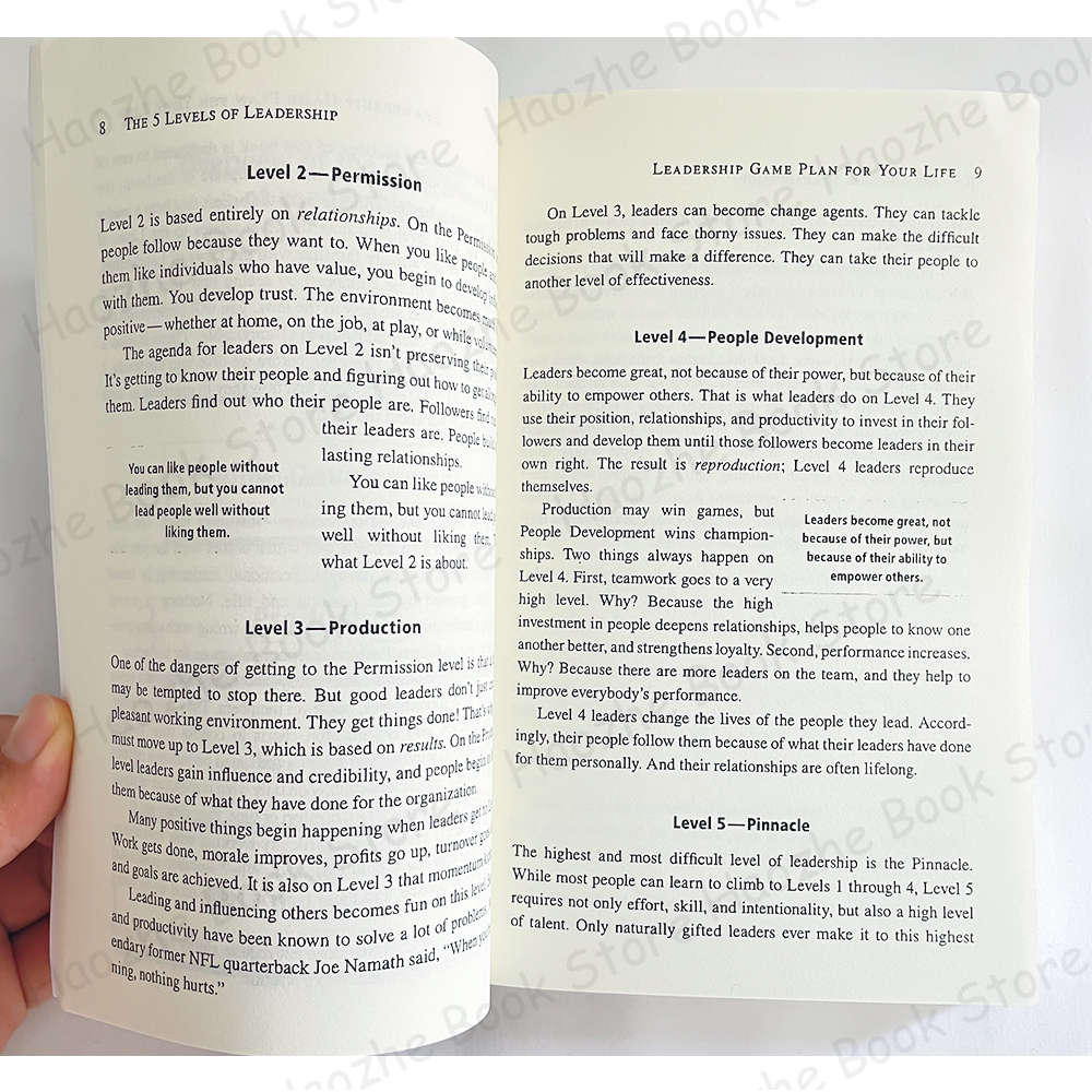 The 5 Levels of Leadership: Proven Steps to Maximize Your Potential Business Management Leadership & Motivation English Book