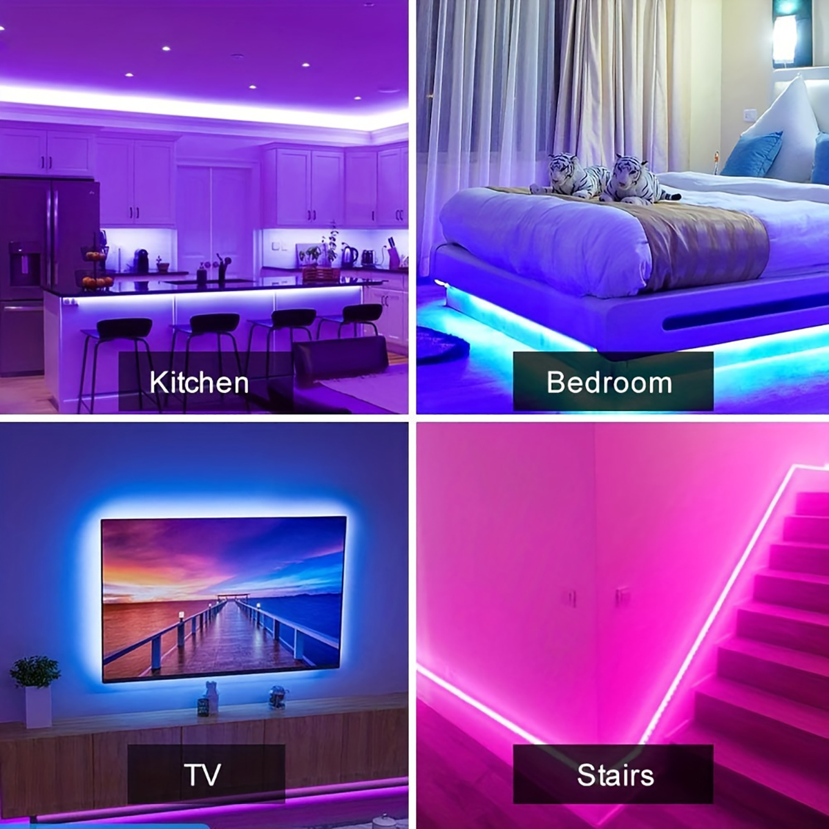 방에 대 한 Led 조명 RGB Led 스트립 색상 홈 파티 장식에 대 한 RGB 테이프 조명 변경 TV 백라이트 리본