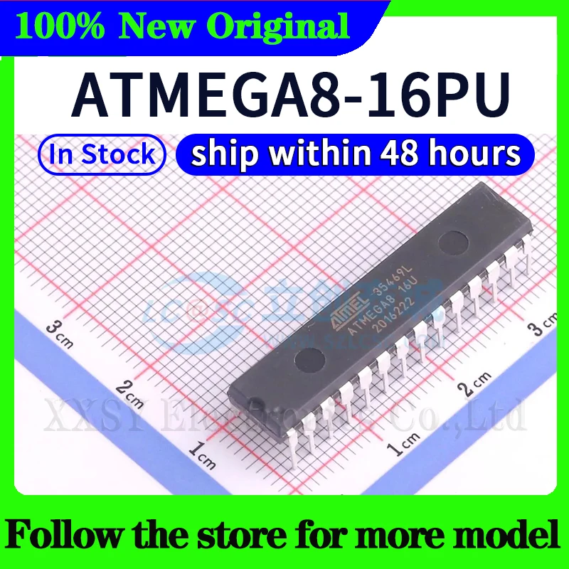 ATMEGA8A-PU ATMEGA8-16PU ATMEGA8L-8PU ATMEGA48-20PU ATMEGA48V-10PU ATMEGA48PA-PU ATMEGA48PV-10PU En stock Envío 48 horas