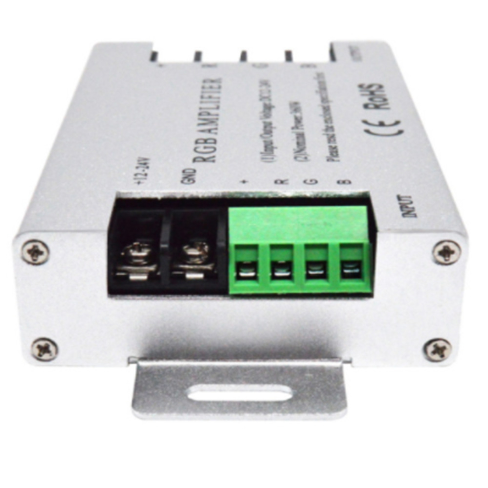 RGB Led Amplifier Controller 360W DC12V-24V 30A cangkang aluminium untuk RGB 5050 3528 SMD LED lampu Strip