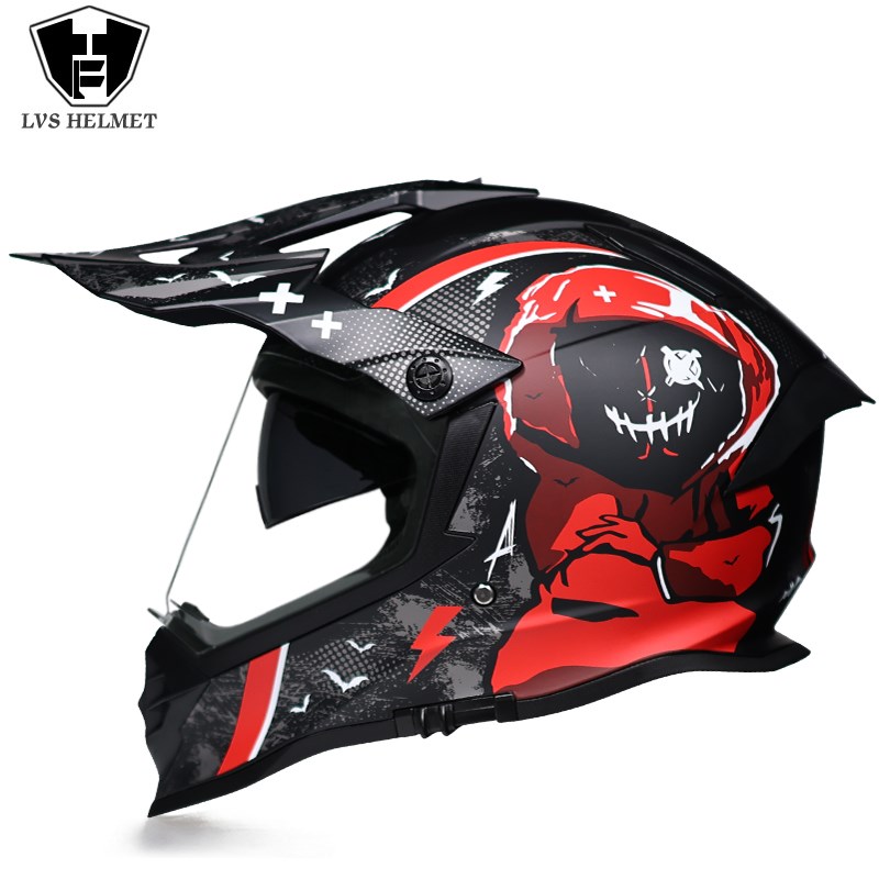 Capacete de motocicleta atv, capacete de corrida, de estrada, cross, moto, off road