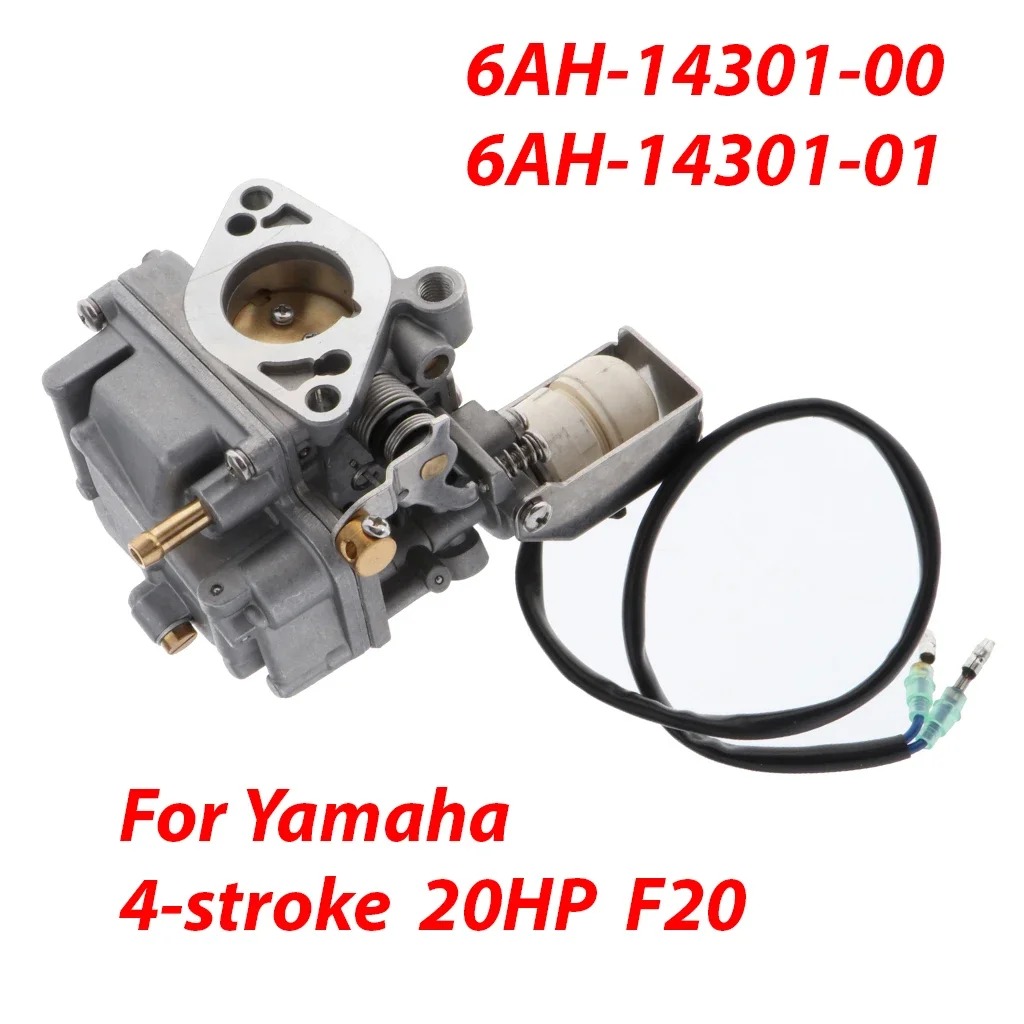 6AH-14301-00 Bootsaußenbordvergaser für Yamaha 4-Takt 15 PS 20 PS F15 F20 Außenbordmotor 6AH-14301-01
