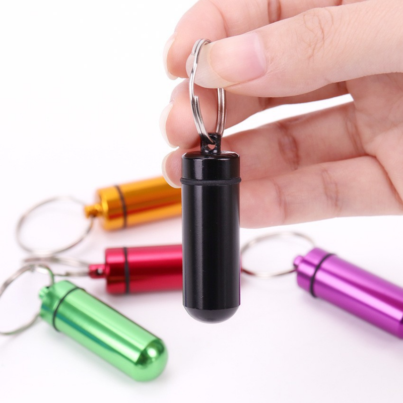 Mini pastillero de viaje portátil, 3 uds., todo en uno, fácil de limpiar, recarga de pastillas, previene caídas, contenedor de almacenamiento de pastillas